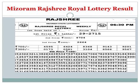 rajshree lottery result today evening 6.30 pm|Rajshree Lottery Results and Tickets for Today .